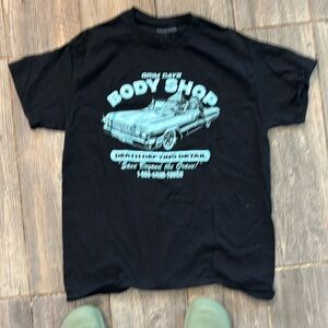 GRIM DAYS body shop t-shirt men’s Large new without tags